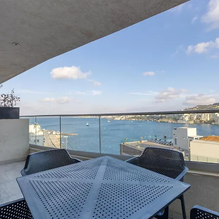 Waterfront 3br Home, With Private Balcony In Xemxija By 360 Estates *