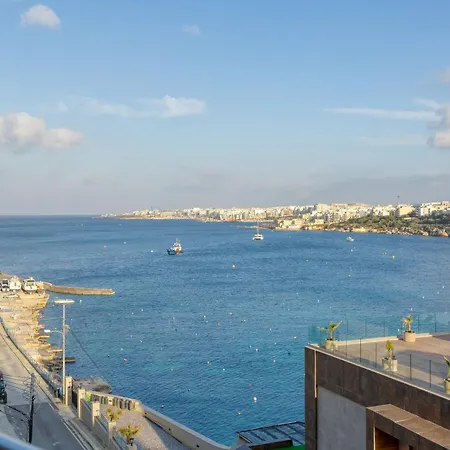 Waterfront 3br Home, With Private Balcony In Xemxija By 360 Estates