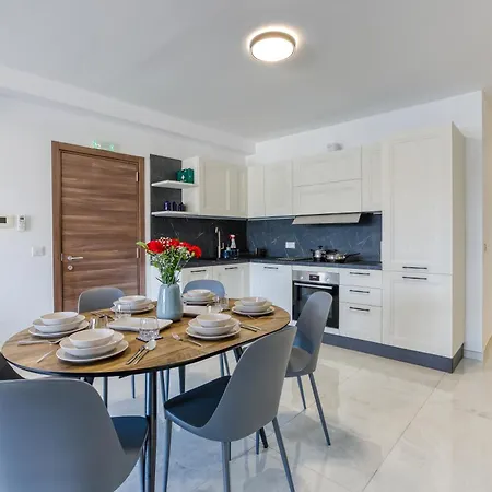 Apartment Waterfront 3br Home, With Private Balcony In Xemxija By 360 Estates