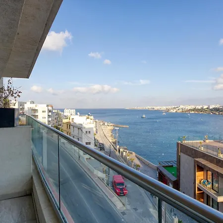 Waterfront 3br Home, With Private Balcony In Xemxija By 360 Estates *