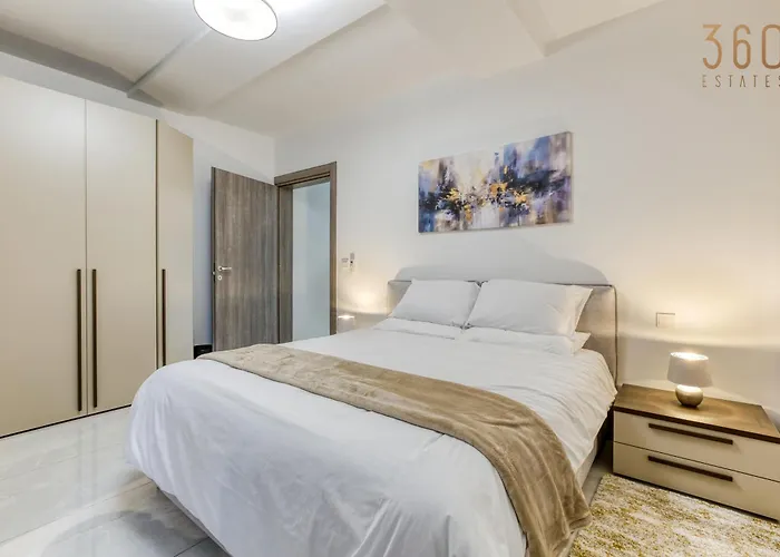 Apartment Waterfront 3br Home, With Private Balcony In Xemxija By 360 Estates *