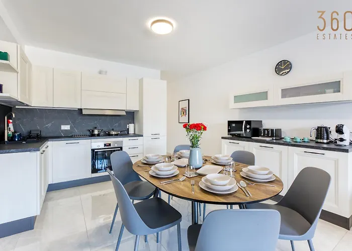 Waterfront 3br Home, With Private Balcony In Xemxija By 360 Estates *