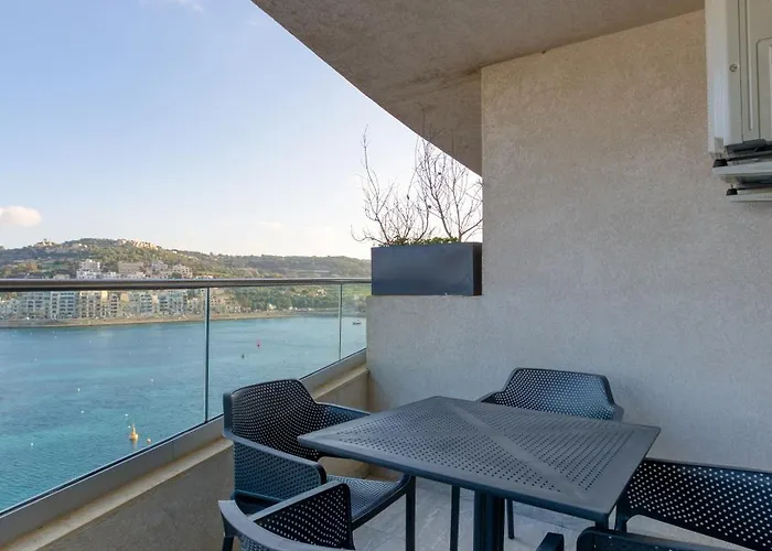 Waterfront 3br Home, With Private Balcony In Xemxija By 360 Estates Apartment St. Paul's Bay